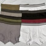 3 pcs of pack Custom solid and printed Mens boxer Trunks