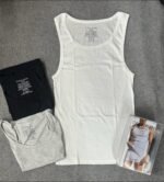 3 pcs of pack Custom Mens Ribbed Tank Top – Mens Sleeveless T Shirts | Calvin Klein Tank Top - Image 4