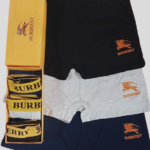 3 pcs of pack custom logo embroidery Premium mens boxer Trunks /burberry/Lacoste/Calvin Klein