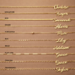 Personalized Name Necklace & Custom Name Bracelet Collection | 14K Gold Name Necklace, Custom Chains & Luxury Jewelry Gifts for Her